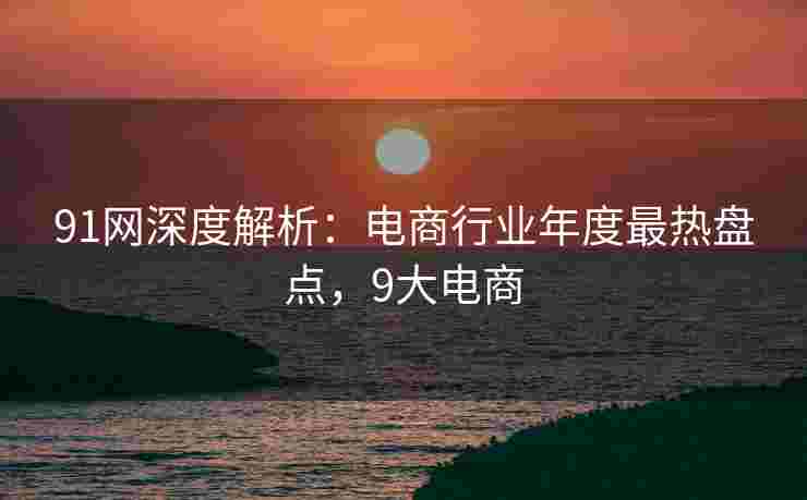 91网深度解析:电商行业年度最热盘点,9大电商 91网深度解析:电商行业年度最热盘点,9大电商